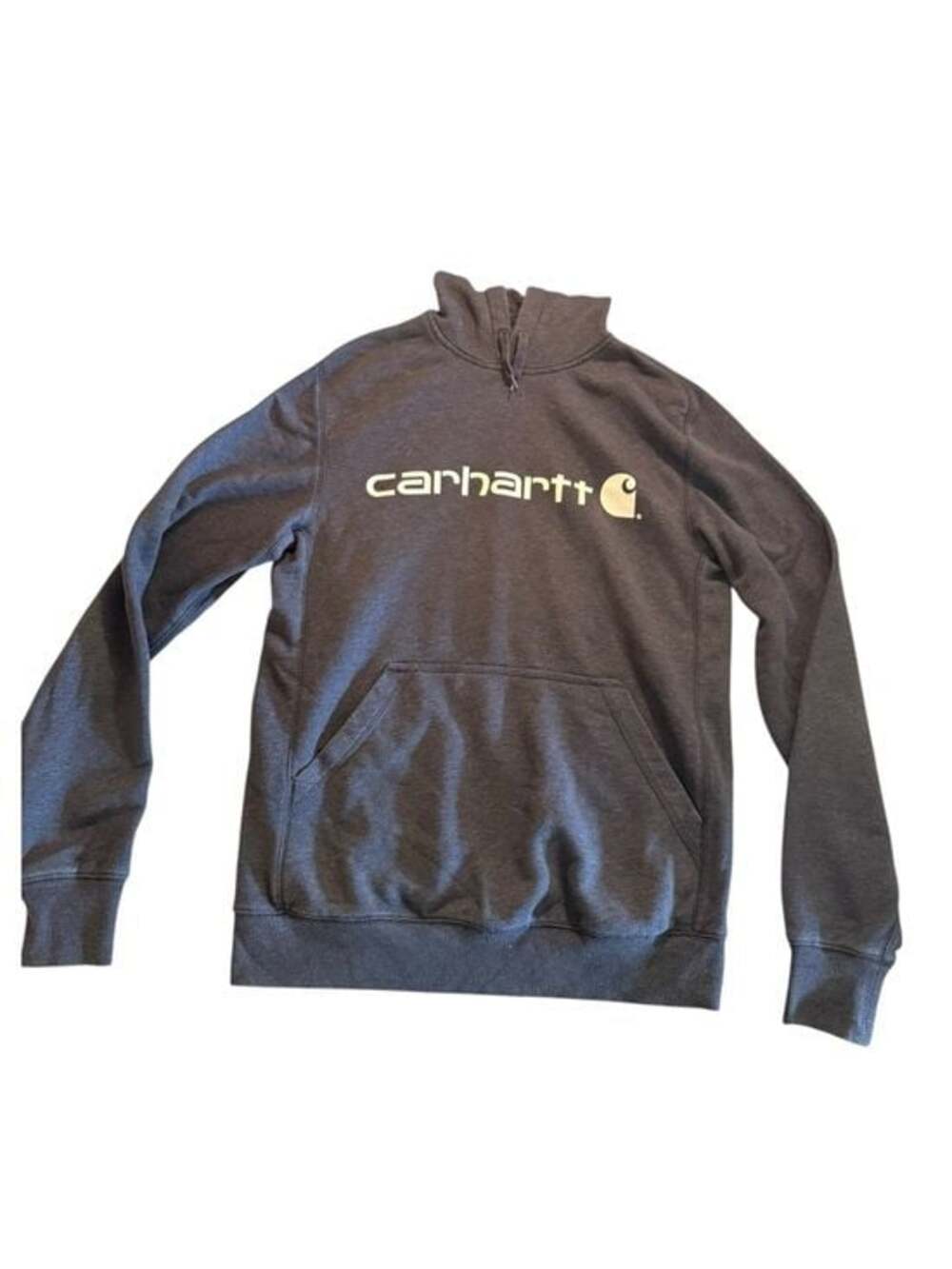 Carhartt Force Dark Gray Logo Hoodie Sweatshirt